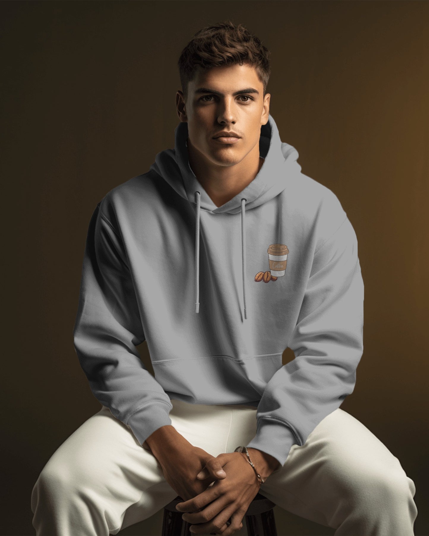 Osirius Powered by Coffee Hoodie – 100% Egyptian Cotton | Premium Streetwear