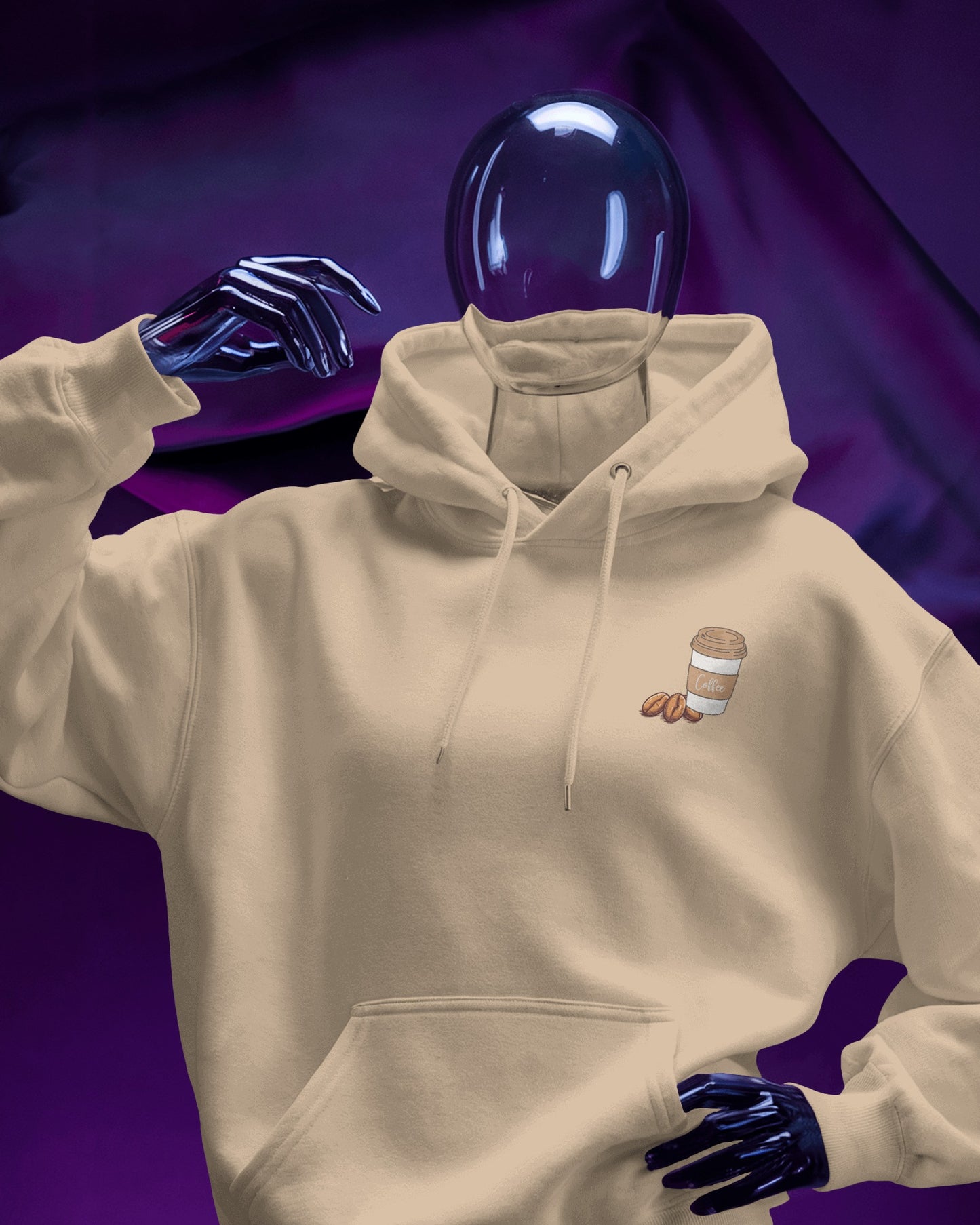 Osirius Powered by Coffee Hoodie – 100% Egyptian Cotton | Premium Streetwear
