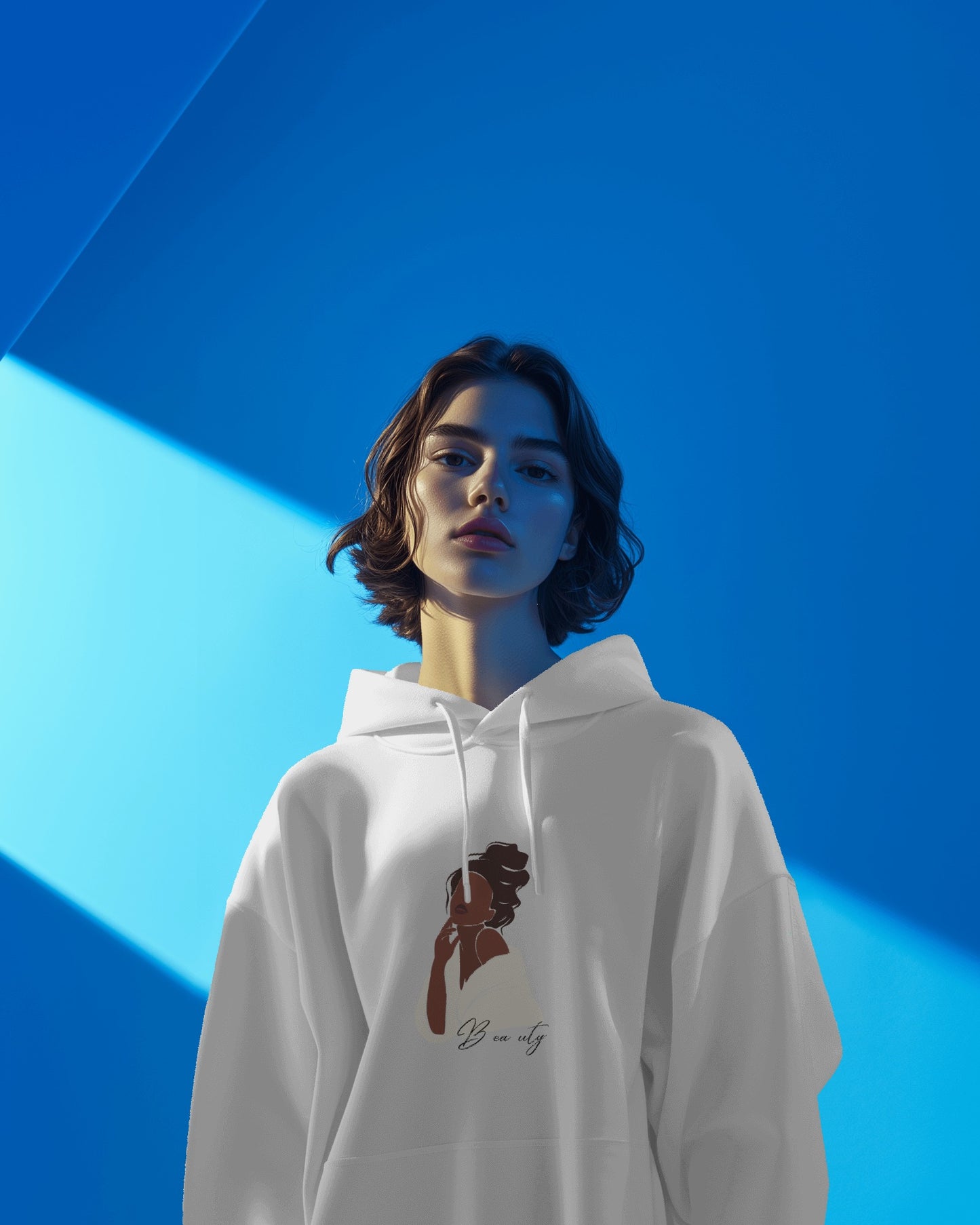 Lunar Grace Hoodie – 100% Egyptian Cotton | Elegant Minimal Streetwear