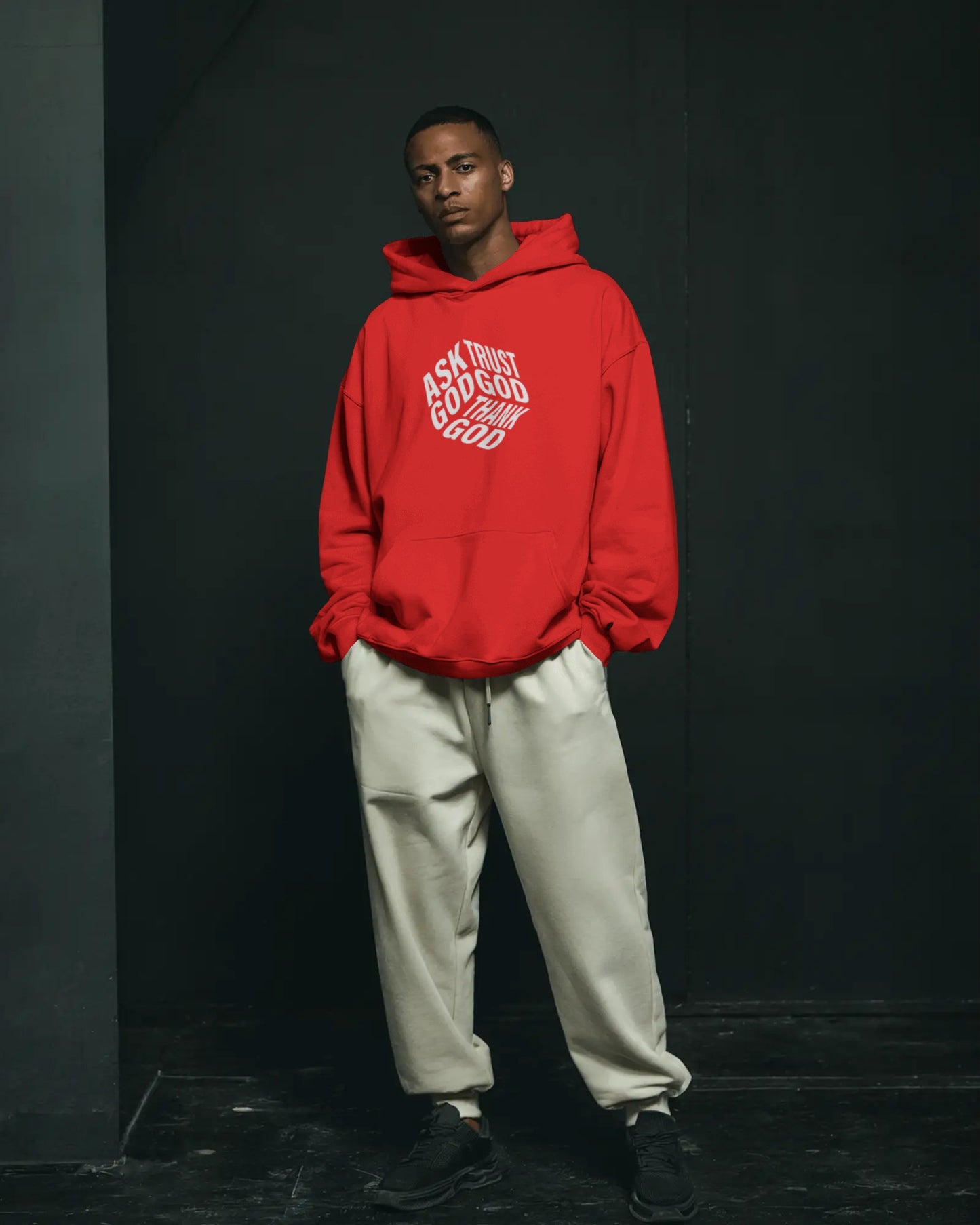 Osirius “Grace Line” Hoodie – The Path of Faith and Peace