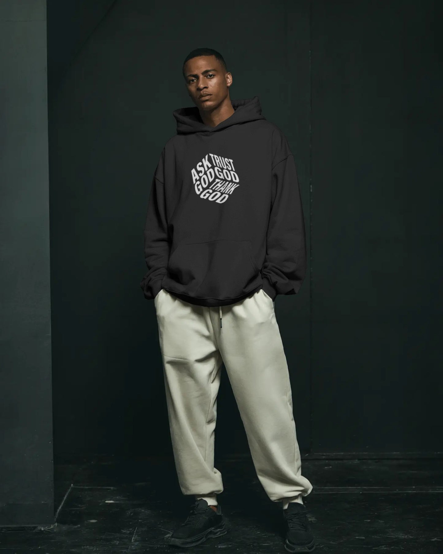 Osirius “Grace Line” Hoodie – The Path of Faith and Peace