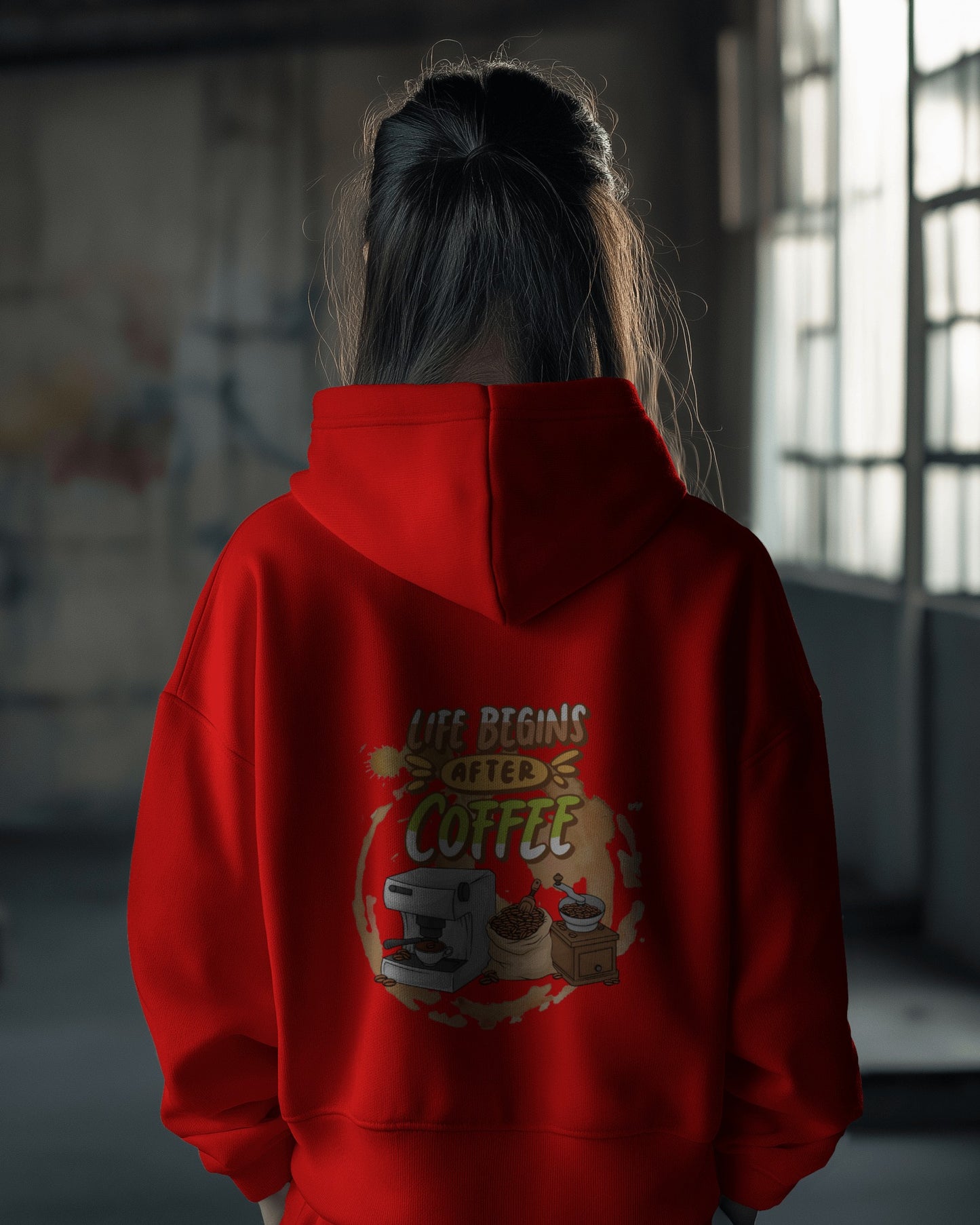 Osirius Powered by Coffee Hoodie – 100% Egyptian Cotton | Premium Streetwear