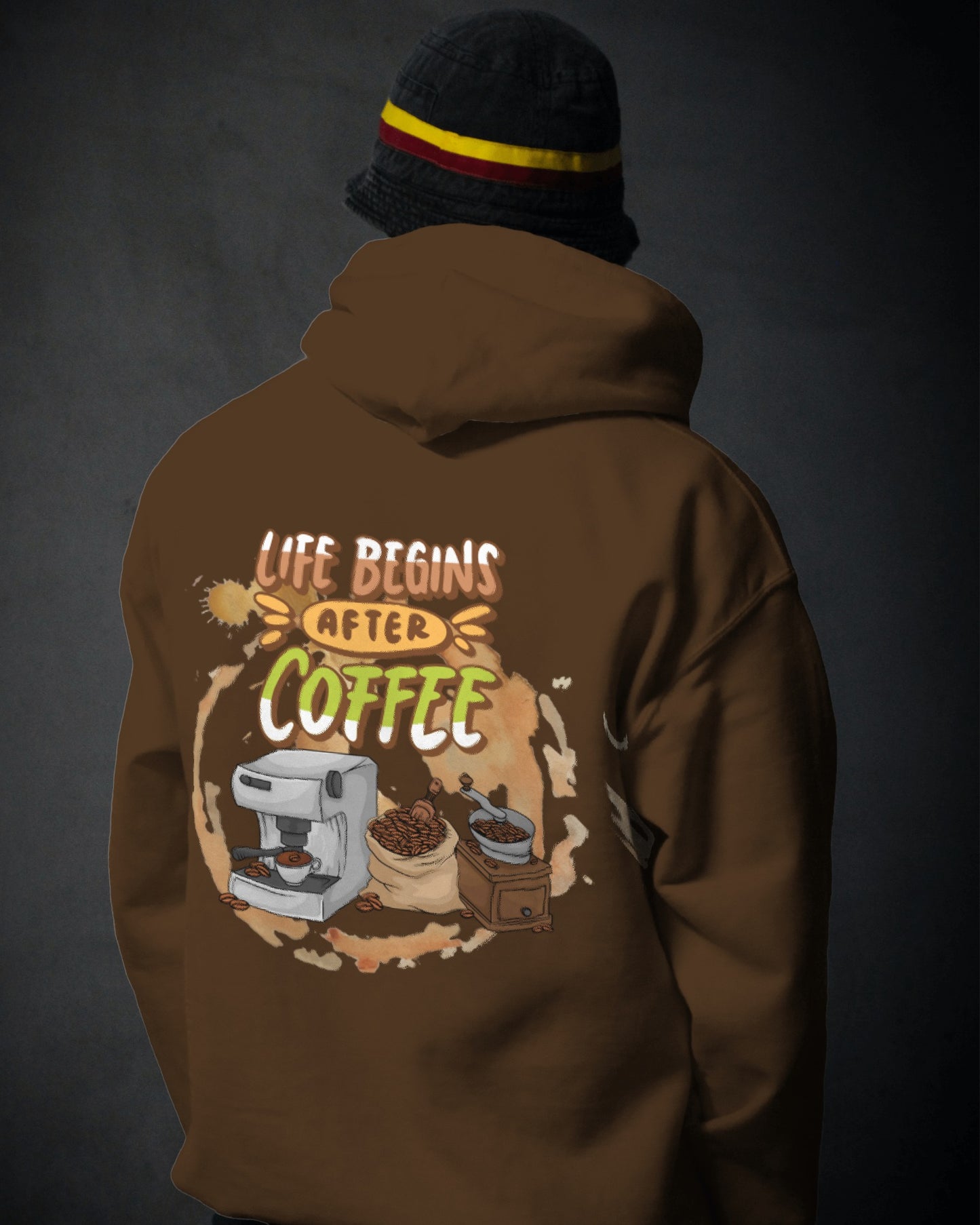 Osirius Powered by Coffee Hoodie – 100% Egyptian Cotton | Premium Streetwear