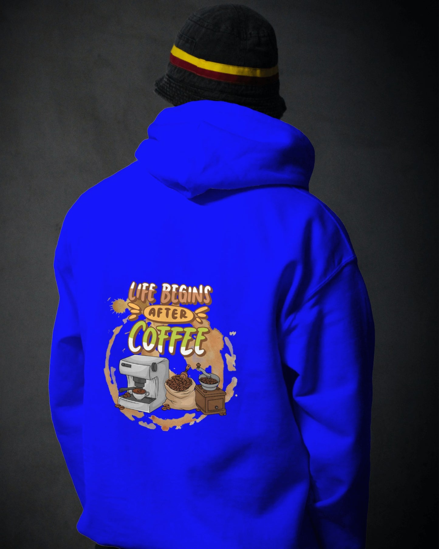 Osirius Powered by Coffee Hoodie – 100% Egyptian Cotton | Premium Streetwear