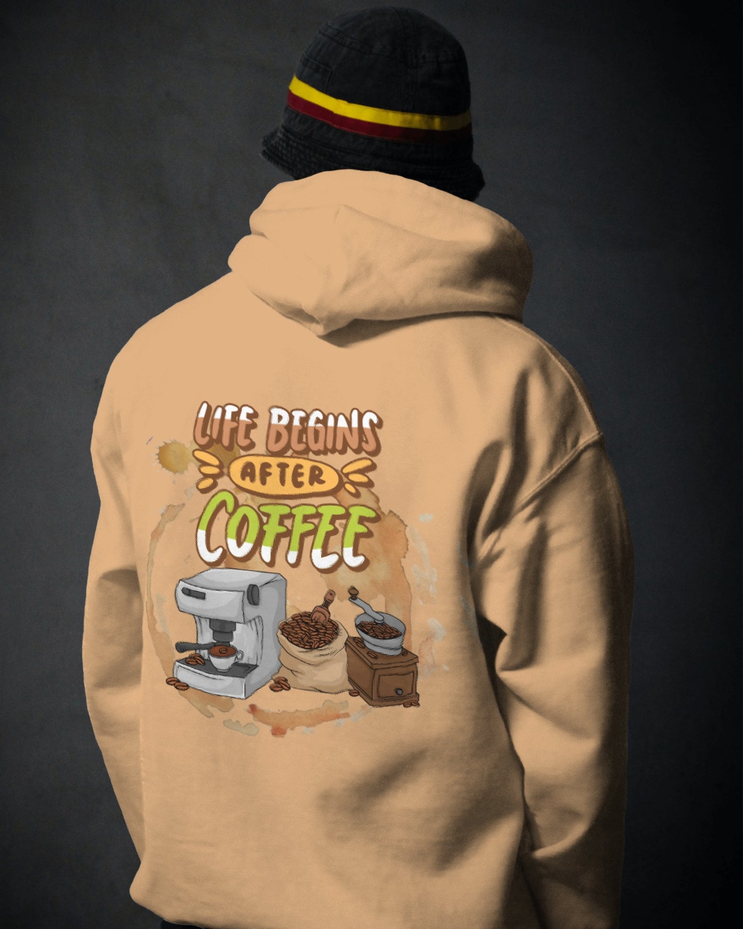 Osirius Powered by Coffee Hoodie – 100% Egyptian Cotton | Premium Streetwear