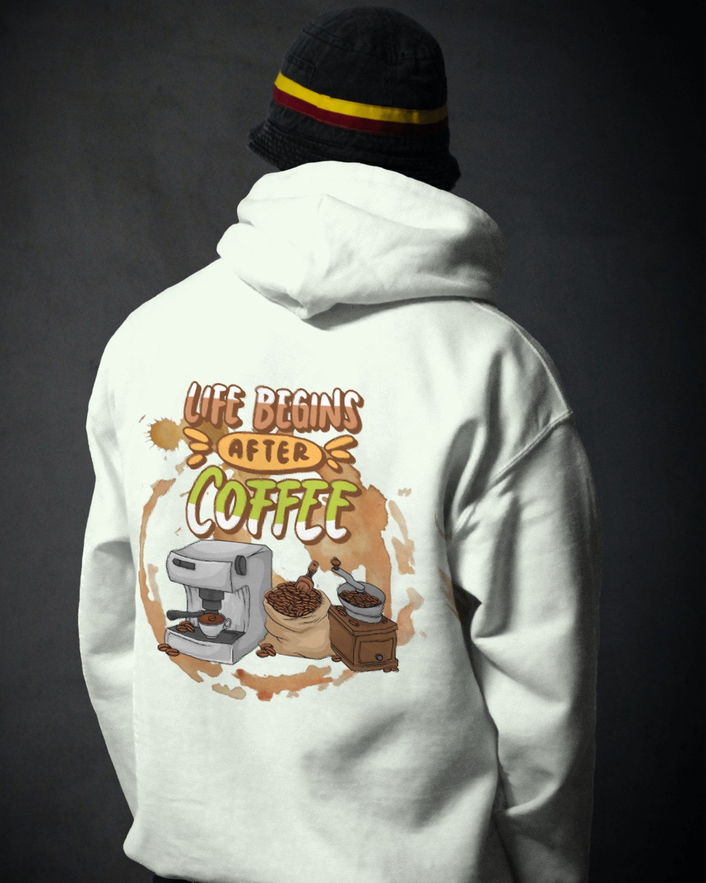 Osirius Powered by Coffee Hoodie – 100% Egyptian Cotton | Premium Streetwear