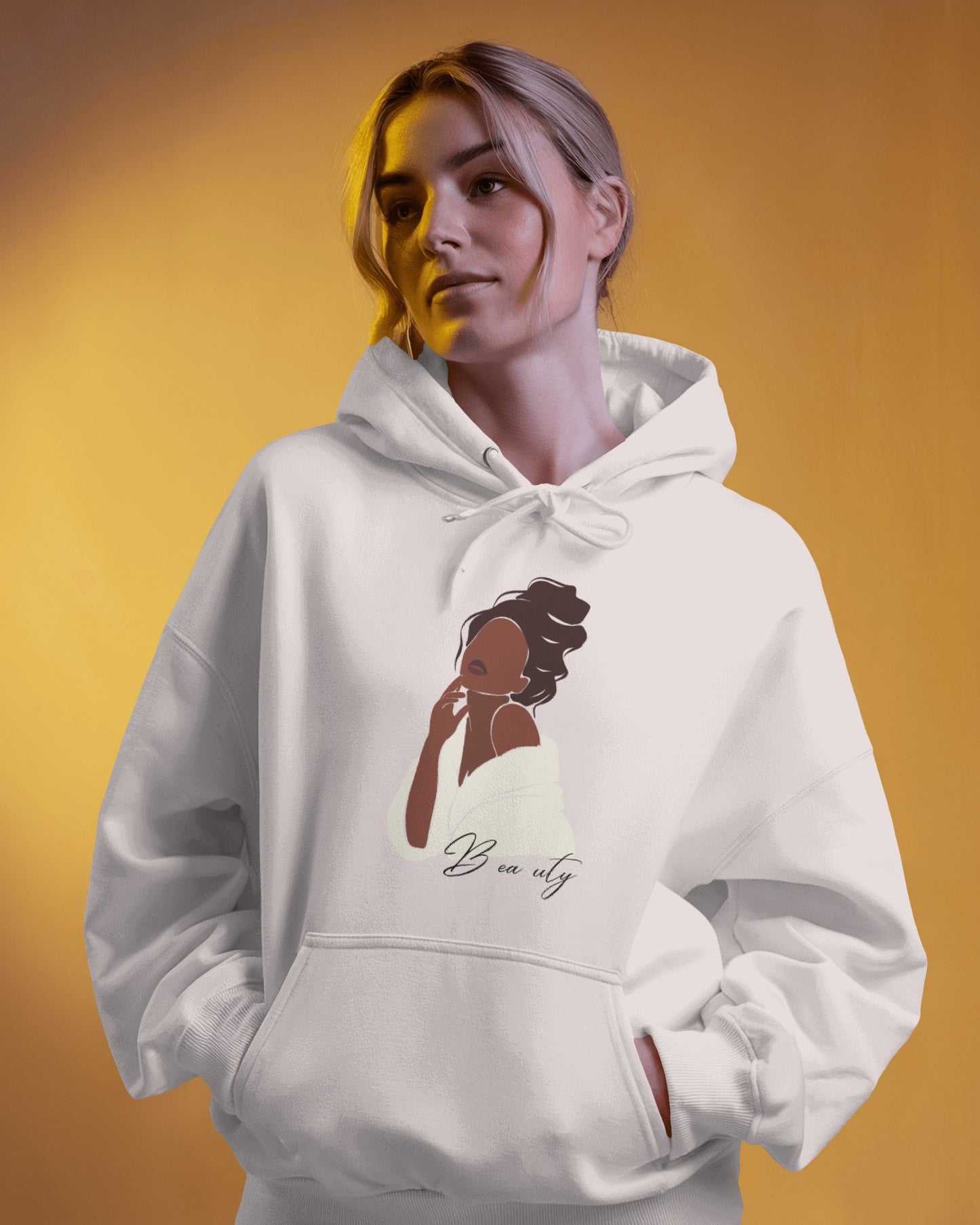 Lunar Grace Hoodie – 100% Egyptian Cotton | Elegant Minimal Streetwear