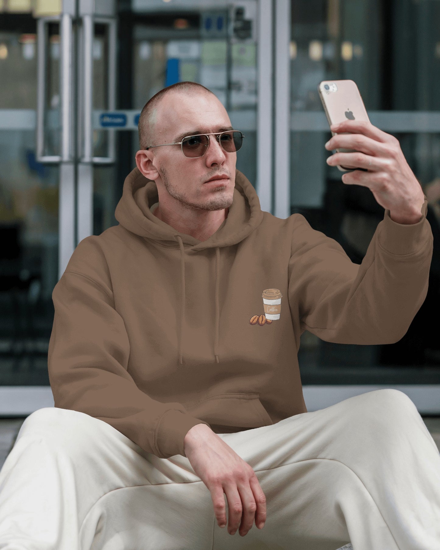 Osirius Powered by Coffee Hoodie – 100% Egyptian Cotton | Premium Streetwear