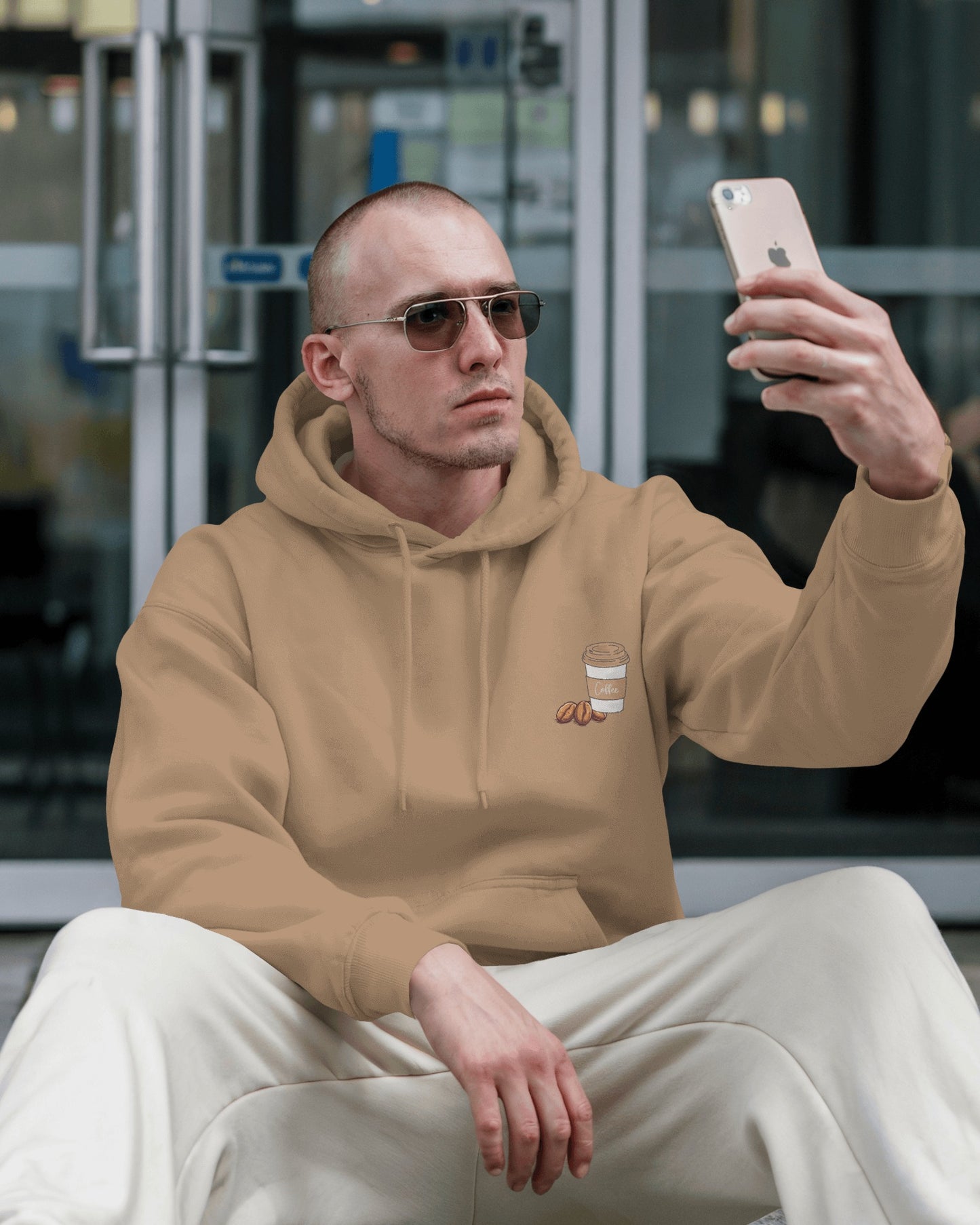 Osirius Powered by Coffee Hoodie – 100% Egyptian Cotton | Premium Streetwear