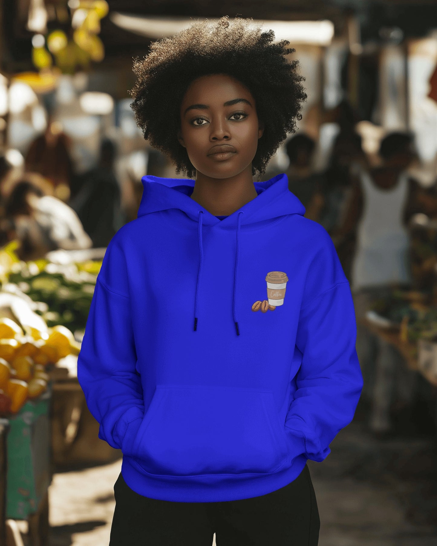 Osirius Powered by Coffee Hoodie – 100% Egyptian Cotton | Premium Streetwear