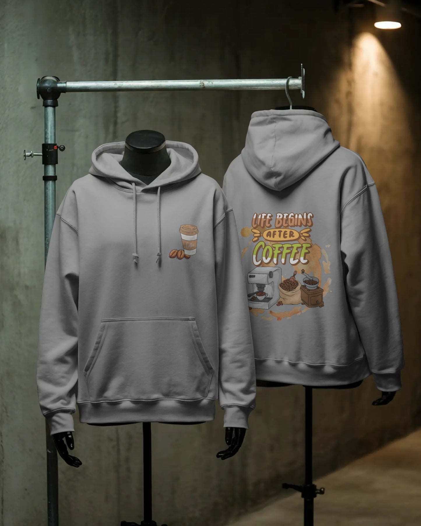 Osirius Powered by Coffee Hoodie – 100% Egyptian Cotton | Premium Streetwear
