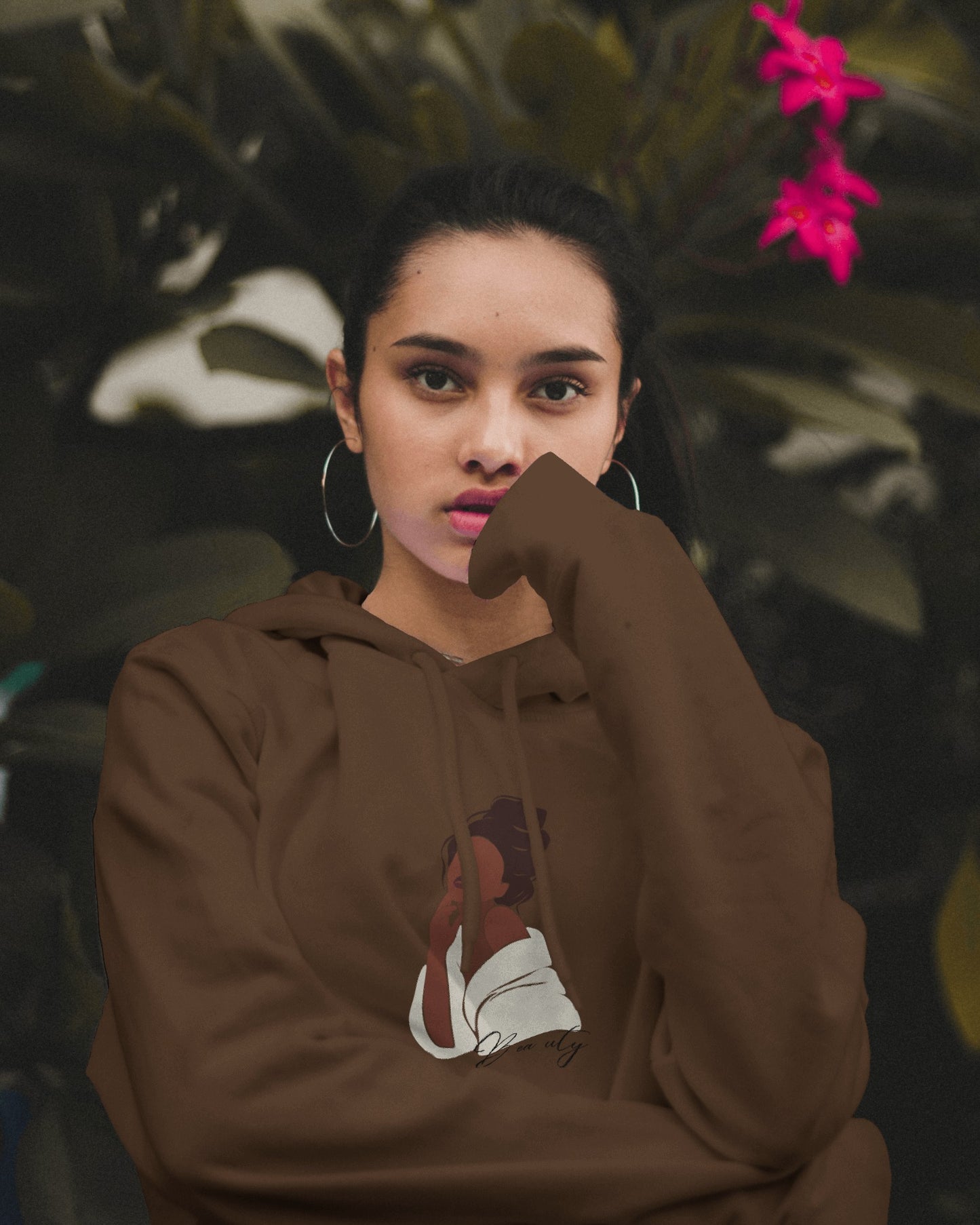 Lunar Grace Hoodie – 100% Egyptian Cotton | Elegant Minimal Streetwear